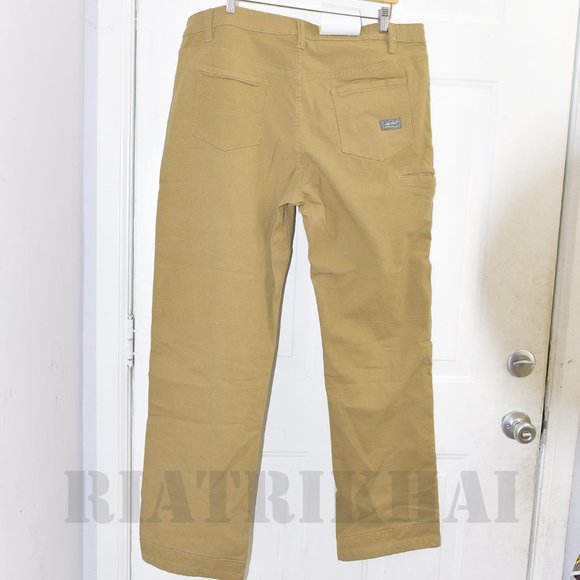 TAN NWT Men Utility Pant Eddie Bauer Men’s Relaxed Fit Straight Leg - Picture 5 of 12